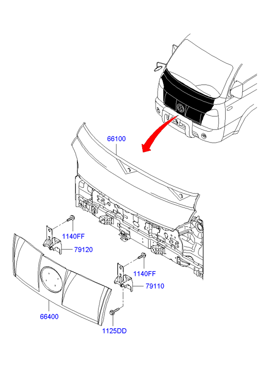 PANEL - REAR DOOR