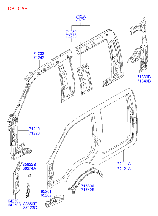 PANEL - REAR DOOR