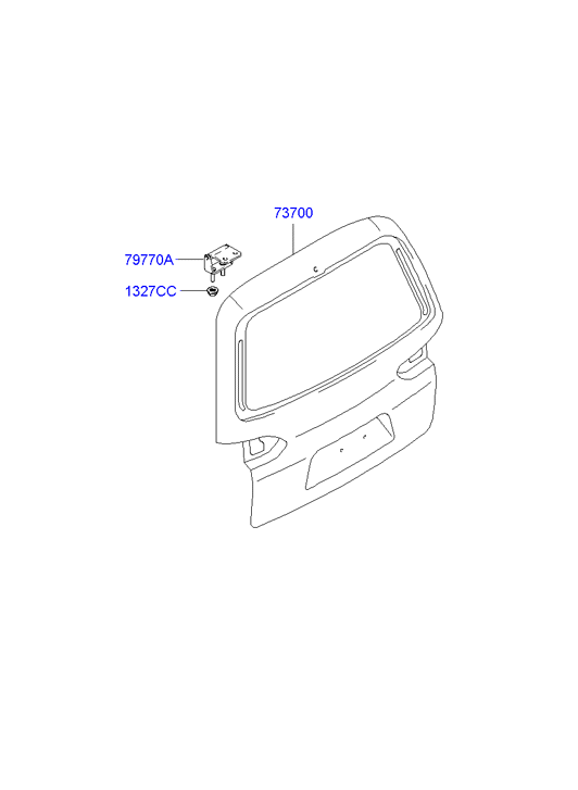 PANEL - REAR DOOR