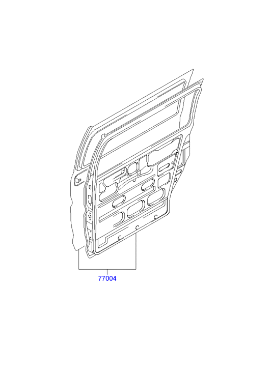 PANEL - REAR DOOR