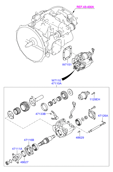 PROPELLER SHAFT (FRONT)