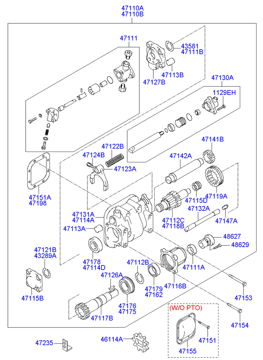 PROPELLER SHAFT (FRONT)