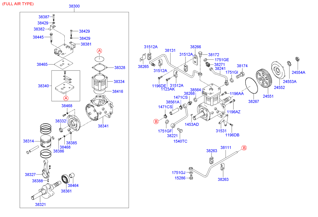 AIR COMPRESSOR (D8A*)