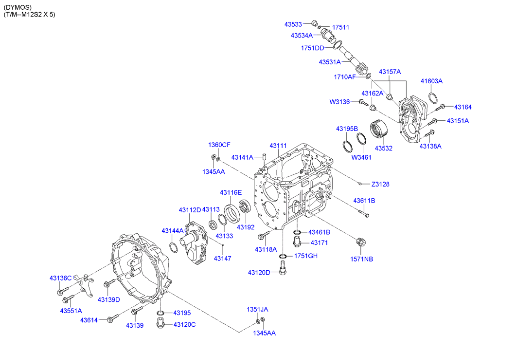 PROPELLER SHAFT (TANDEM)