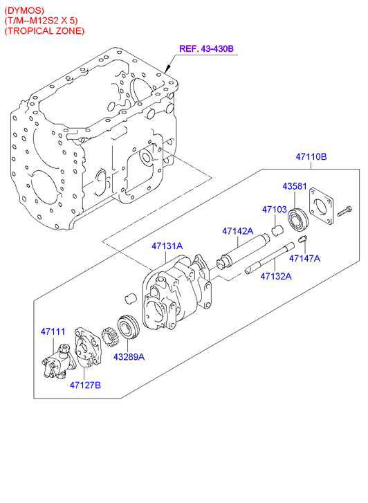 PROPELLER SHAFT (TANDEM)