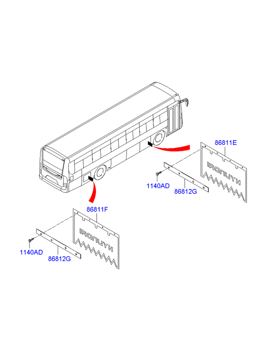 BELT - FRONT SEAT