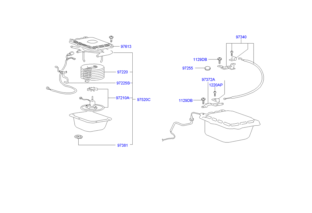 A/C SYSTEM - REAR EVAPORATOR