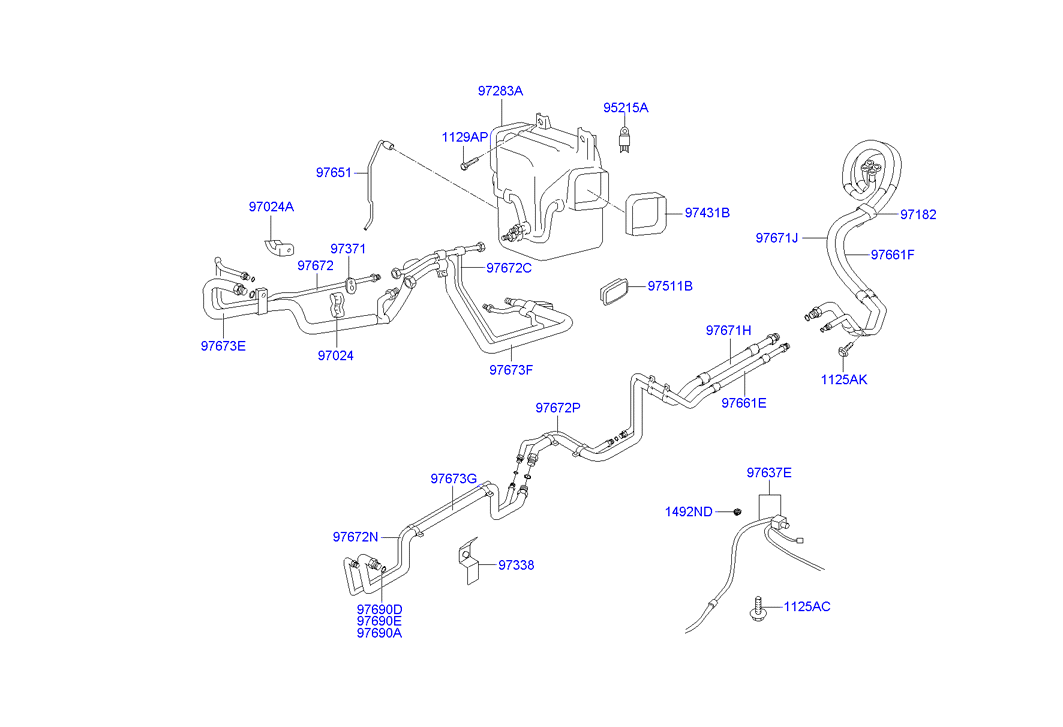 A/C SYSTEM - REAR EVAPORATOR