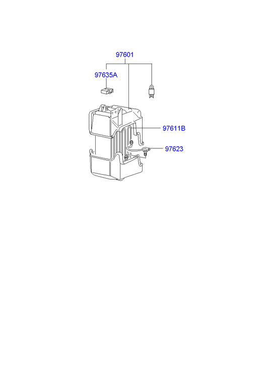 A/C SYSTEM - REAR EVAPORATOR