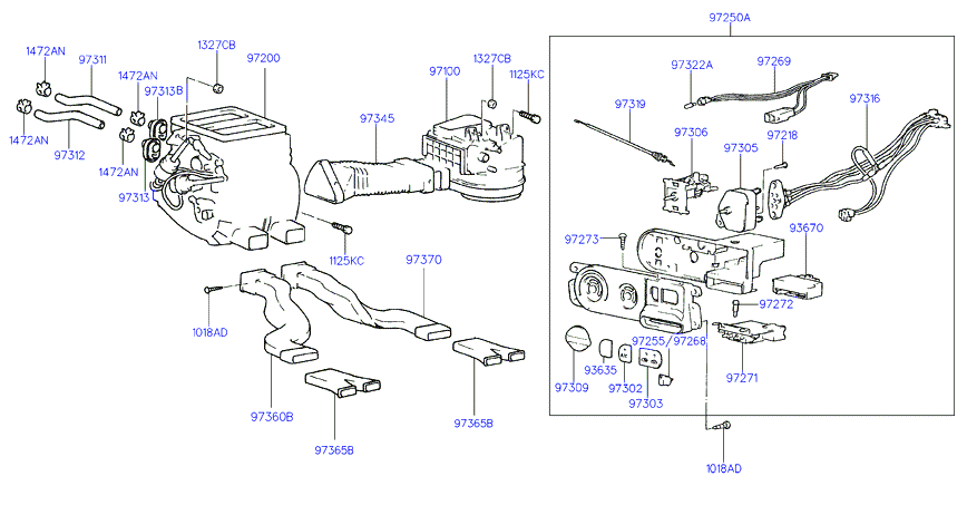 A/C SYSTEM - EVAPORATOR (HCC)