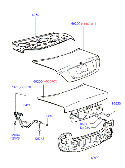 PANEL - REAR DOOR