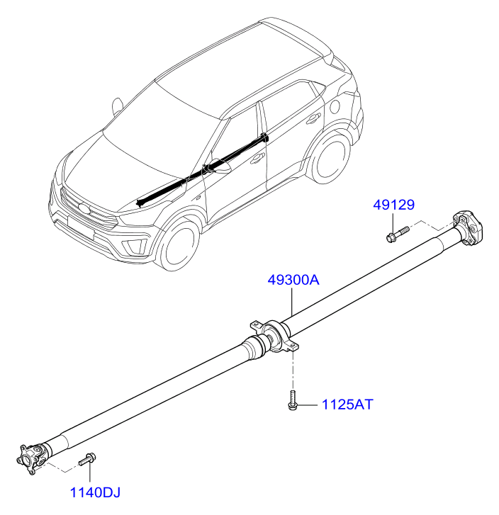 DRIVE SHAFT (REAR)