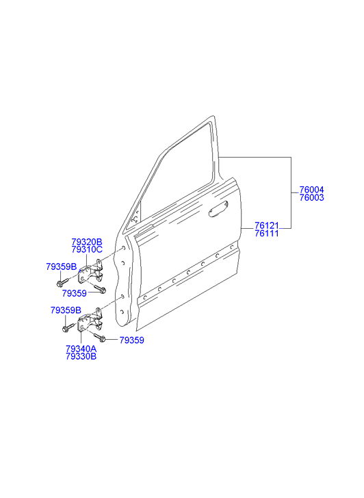 PANEL - REAR DOOR