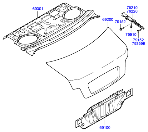 PANEL - REAR DOOR