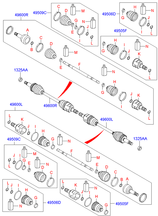 DRIVE SHAFT (REAR)