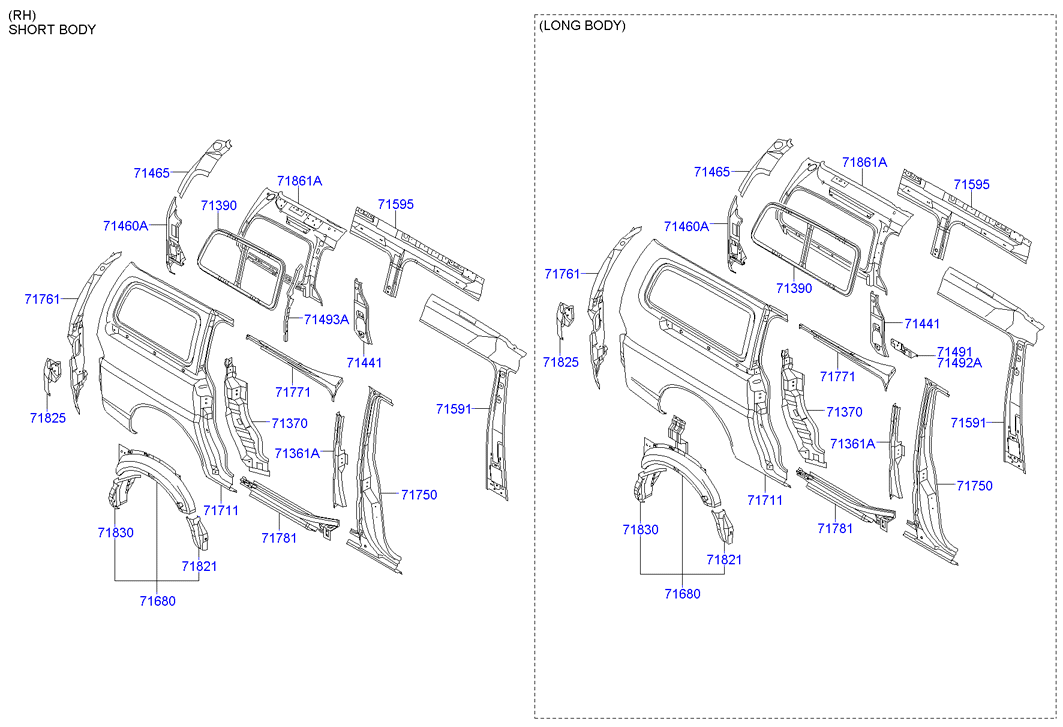 PANEL - REAR DOOR