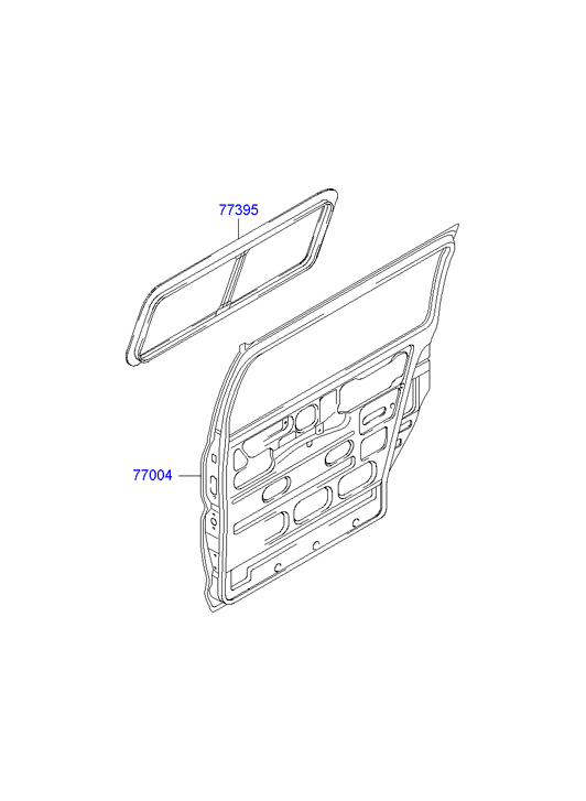 PANEL - REAR DOOR