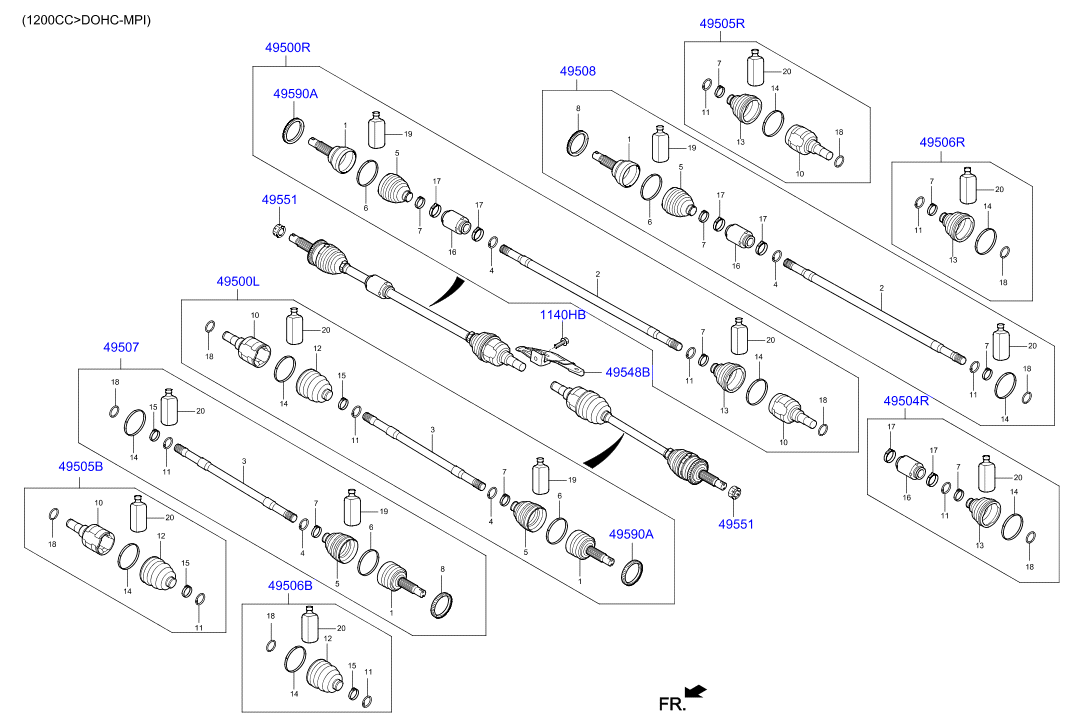 DRIVE SHAFT (FRONT)