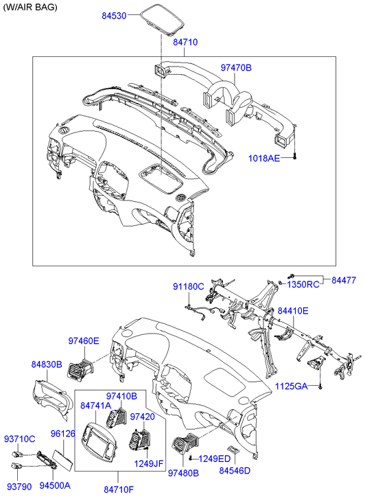 HOLDER ASSY - CHILD SEAT