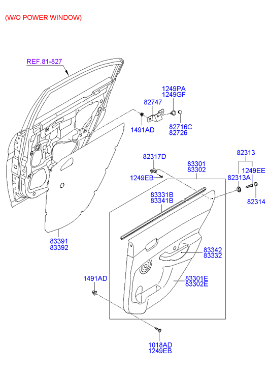 HOLDER ASSY - CHILD SEAT