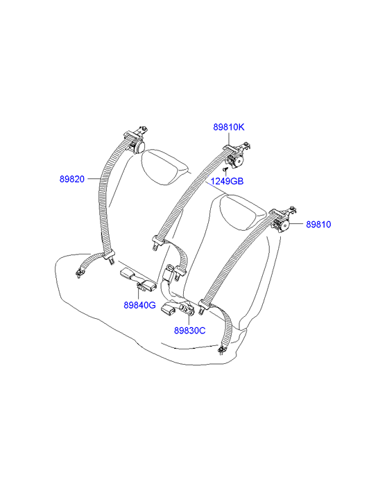 HOLDER ASSY - CHILD SEAT