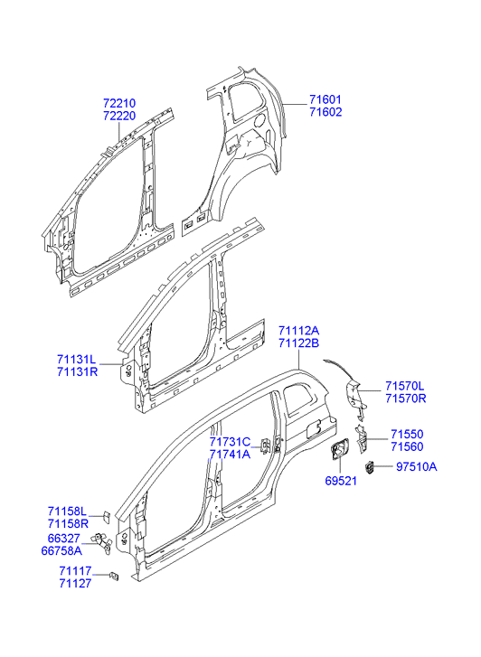 PANEL - REAR DOOR