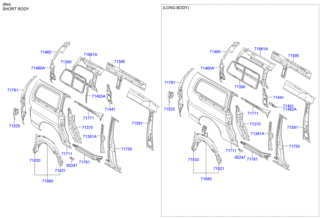 PANEL - REAR DOOR