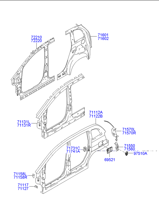 PANEL - REAR DOOR