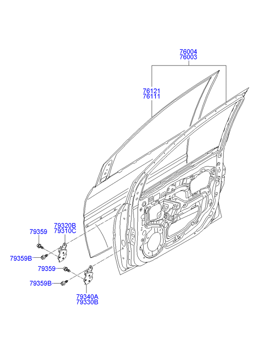 PANEL - REAR DOOR