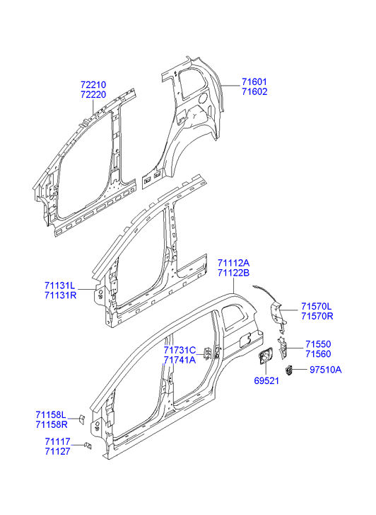 PANEL - REAR DOOR