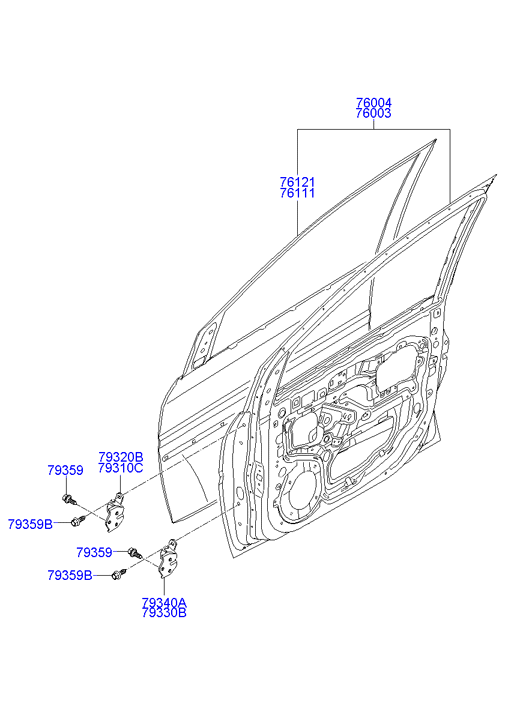 PANEL - REAR DOOR