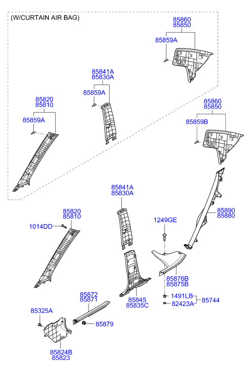 HOLDER ASSY - CHILD SEAT