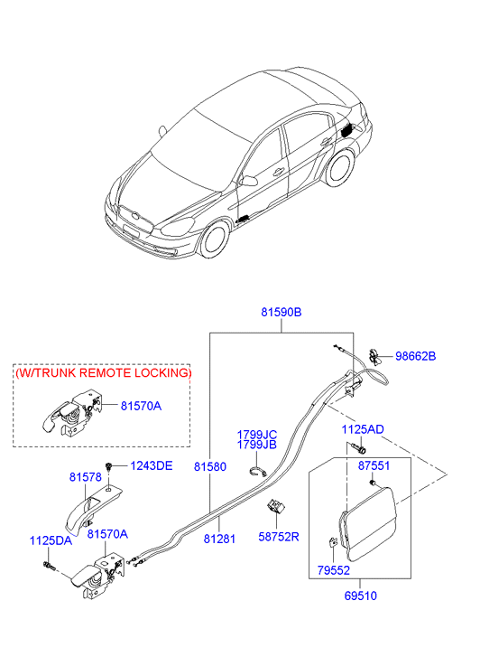 HOLDER ASSY - CHILD SEAT