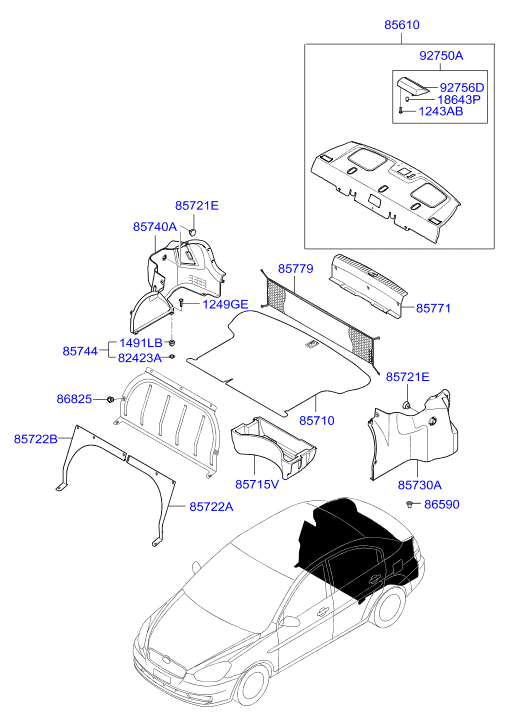 HOLDER ASSY - CHILD SEAT