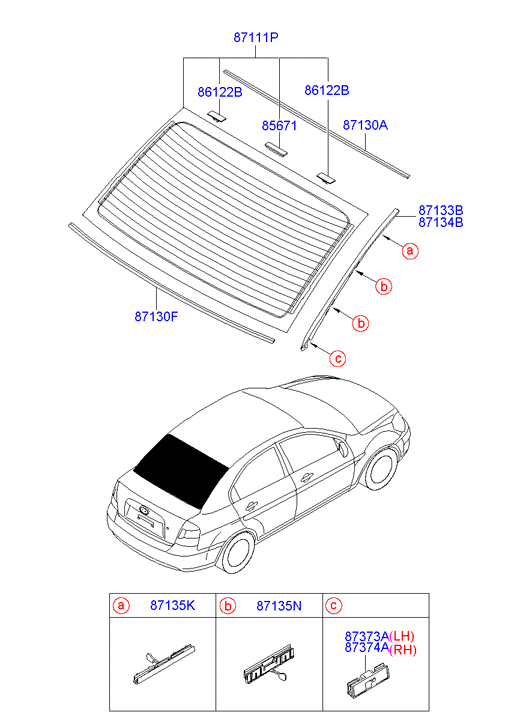 HOLDER ASSY - CHILD SEAT