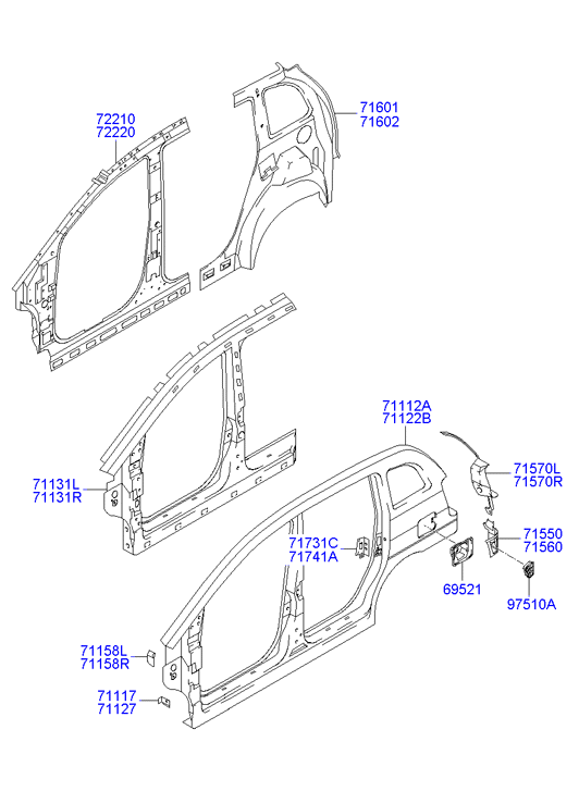 PANEL - REAR DOOR