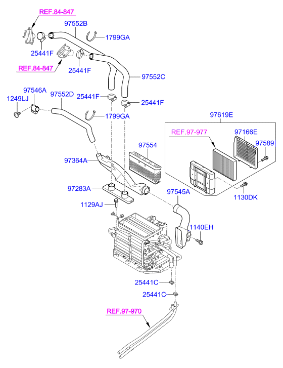 ROOF AIR CONDITIONER DUCT