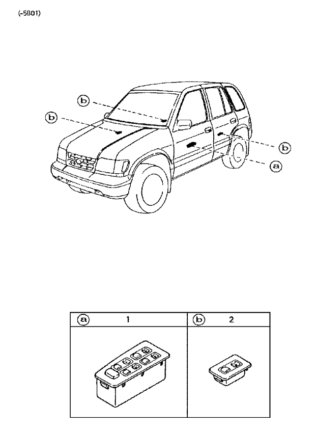 WINDSHIELD WIPER & WASHER (REAR)