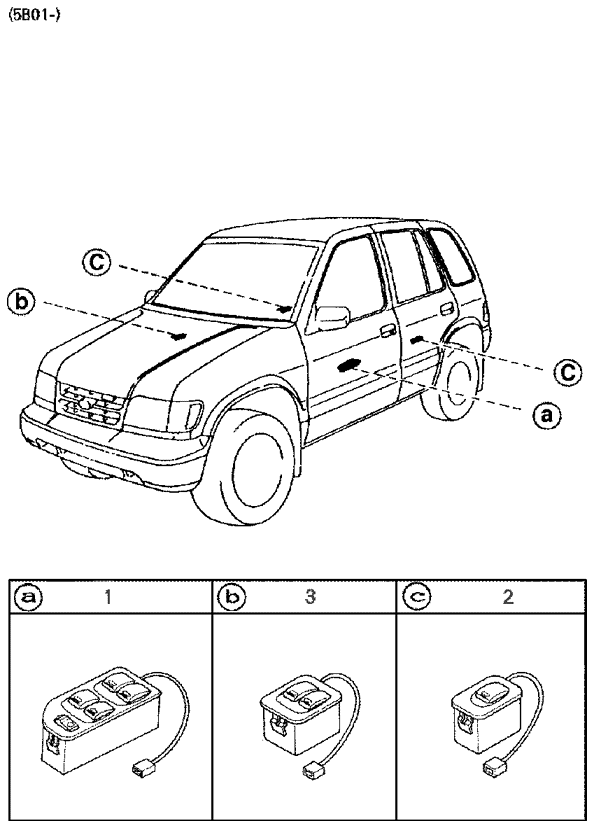 WINDSHIELD WIPER & WASHER (REAR)