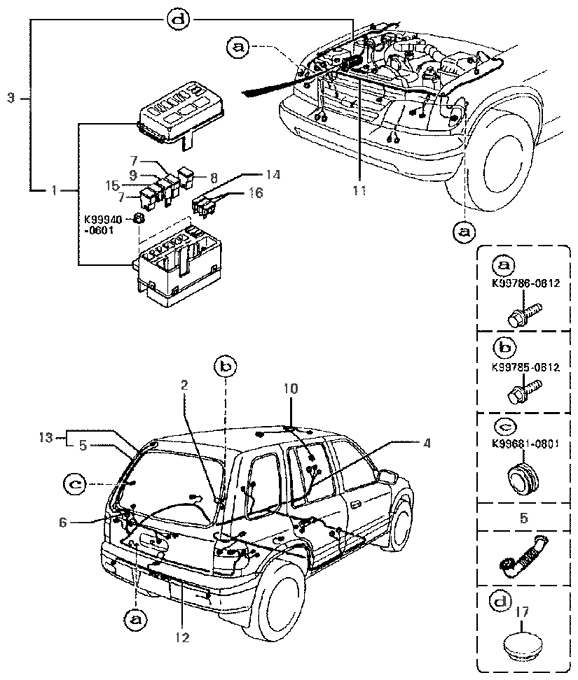 WINDSHIELD WIPER & WASHER (REAR)