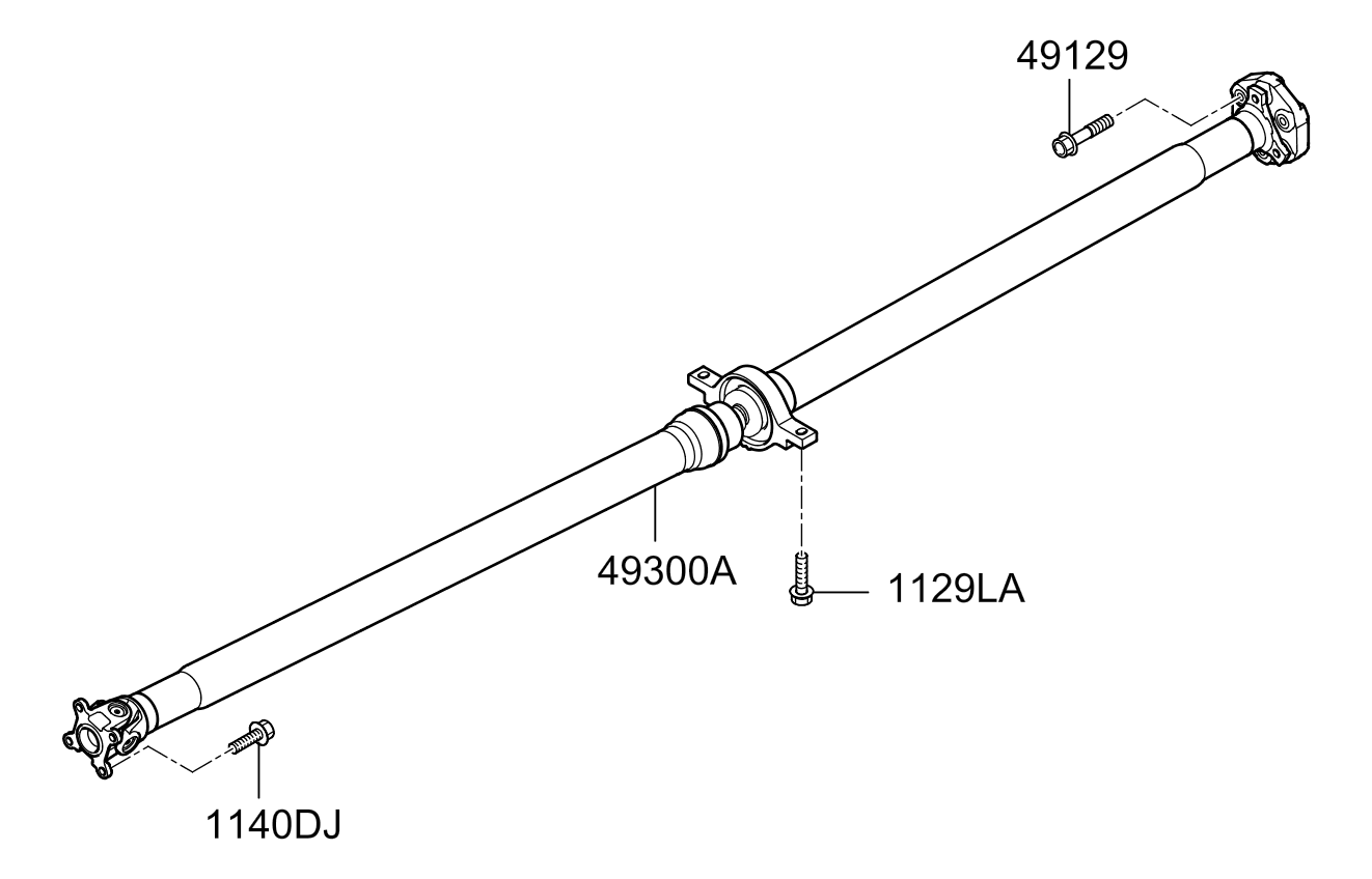 DRIVE SHAFT (REAR)