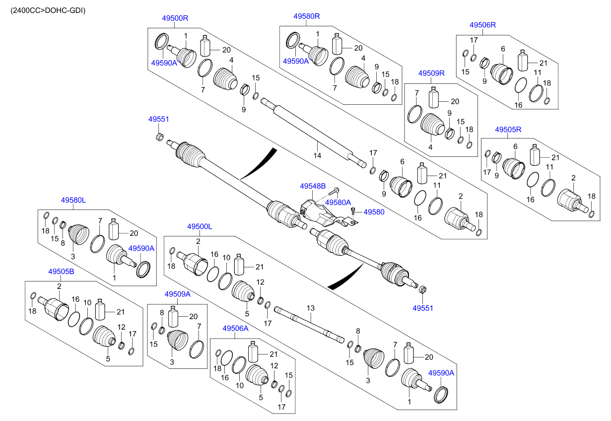 DRIVE SHAFT (FRONT)