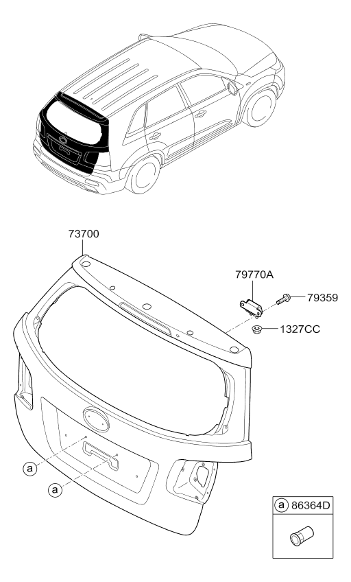 PANEL - REAR DOOR