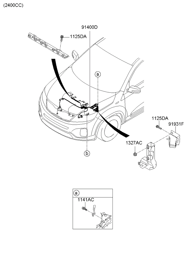 A/C SYSTEM - COOLER LINE, REAR