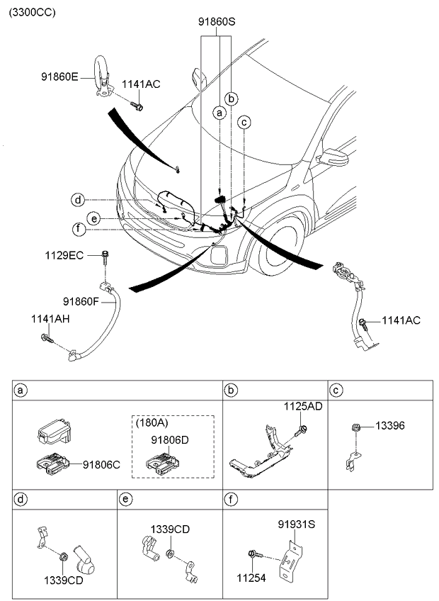 A/C SYSTEM - COOLER LINE, REAR