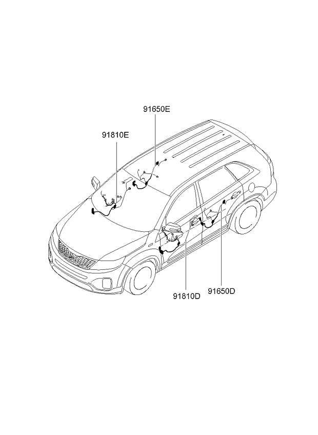 A/C SYSTEM - COOLER LINE, REAR