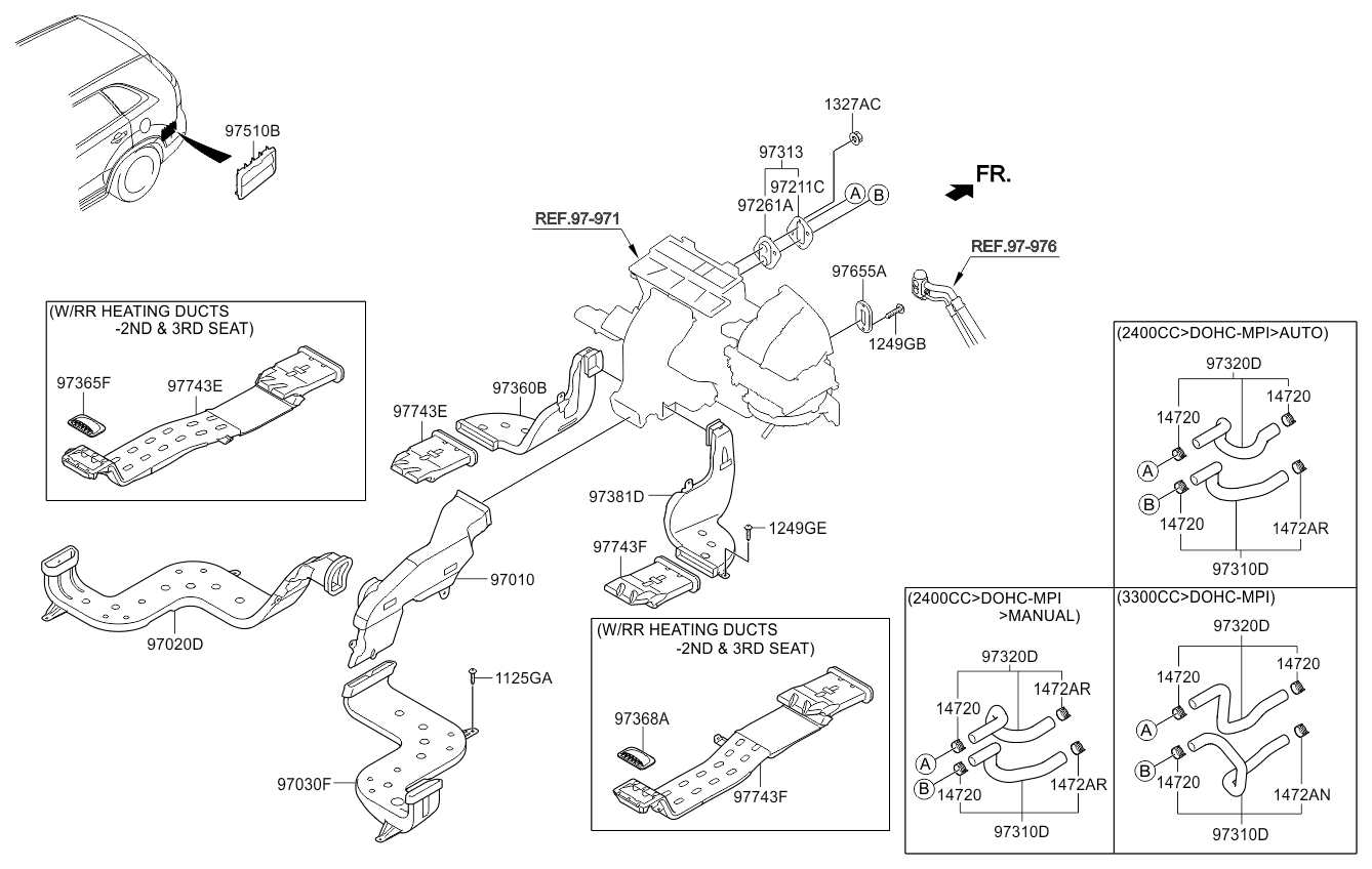 A/C SYSTEM - COOLER LINE, REAR