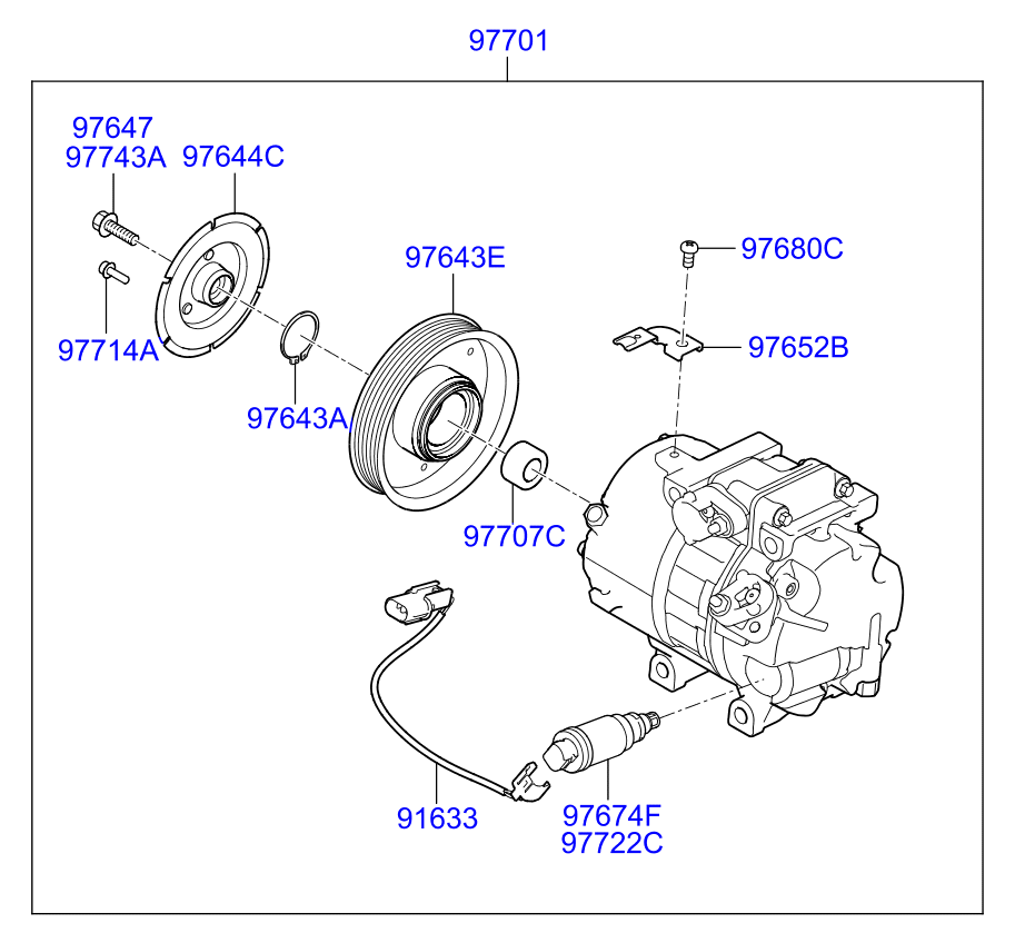 A/C SYSTEM - COOLER LINE, REAR