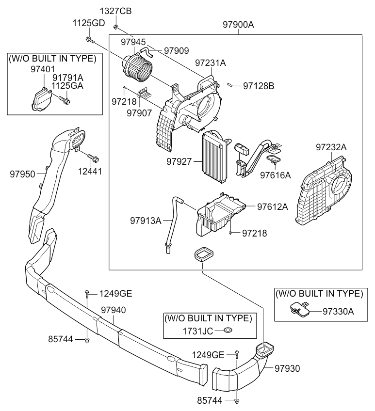 A/C SYSTEM - COOLER LINE, REAR