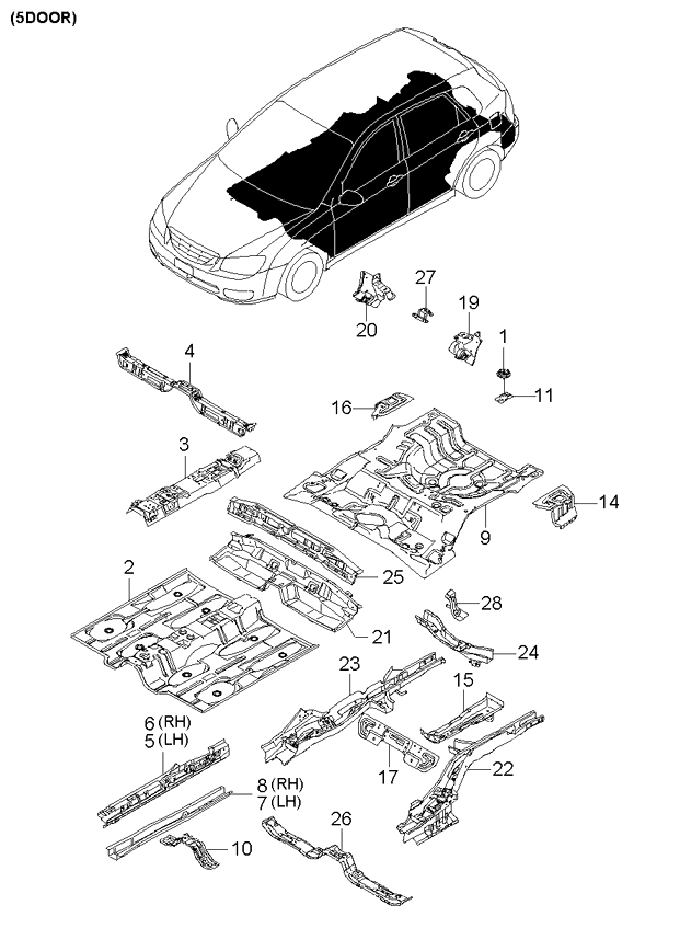 PANEL - REAR DOOR